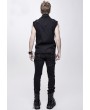 Devil Fashion Black Do Old Style Gothic Punk Rock Sleeveless Top for Women