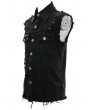 Devil Fashion Black Do Old Style Gothic Punk Rock Sleeveless Top for Women