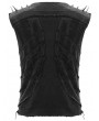 Devil Fashion Black Gothic Punk Rock Rivet Sleeveless Vest Top for Men