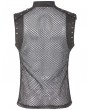 Punk Rave Black Gothic Punk Metal Futuristic Sleeveless Vest Top for Men