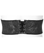 Punk Rave Black Vintage Gothic Palace Jacquard Waistband for Men