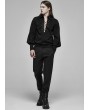 Punk Rave Black Vintage Gothic jacquard Long Pants for Men