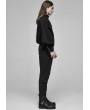 Punk Rave Black Vintage Gothic jacquard Long Pants for Men