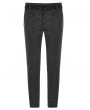 Punk Rave Black Vintage Gothic jacquard Long Pants for Men