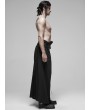 Punk Rave Black Gothic Japanese Warrior Style Pants for Men
