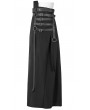 Punk Rave Black Gothic Japanese Warrior Style Pants for Men