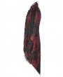 Punk Rave Red Retro Gothic Rococo Lace Tuxedo Coat for Men