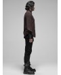 Punk Rave Brown Steampunk Appliqued Long Sleeve Shirt for Men