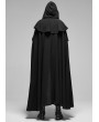 Punk Rave Black Retro Gothic Rococo Long Cloak for Men