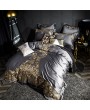 Sliver Luxurious Vintage Embroidery Comforter Set 