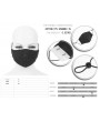 Devil Fashion Black Gothic Cobweb Unisex Mask