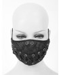 Devil Fashion Black Gothic Punk Lace-up Unisex Mask