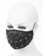 Devil Fashion Black Gothic Punk Lace-up Unisex Mask