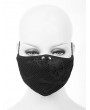 Devil Fashion Black Gothic Punk Rivet Unisex Mask