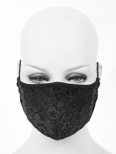 Devil Fashion Black Vintage Gothic Unisex Mask