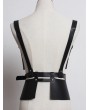 Black Gothic Punk PU Leather Buckle Belt Harness