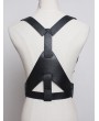 Black Gothic Punk PU Leather Buckle Belt Harness