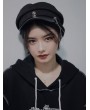 Black Street Fashion Gothic Punk Skull Chain Hat
