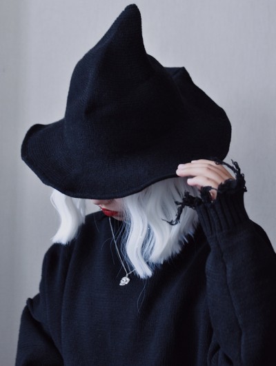 Black Street Fashion Gothic Witch Hat