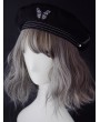 Black Street Fashion Gothic Butterfly Hat