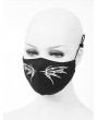 Devil Fashion Black Gothic Punk Pattern Unisex Mask