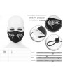 Devil Fashion Black Gothic Punk Pattern Unisex Mask