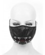Devil Fashion Black Gothic Punk PU Leather Unisex Mask
