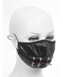 Devil Fashion Black Gothic Punk PU Leather Unisex Mask
