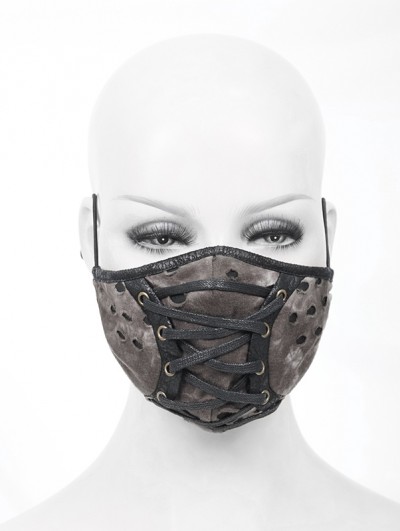 Devil Fashion Brown Gothic Steampunk Unisex Mask