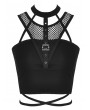 Dark in Love Black Gothic Punk Tank Top for Women