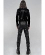 Punk Rave Black Gothic Punk Skull PU Leather Pants for Men