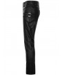 Punk Rave Black Gothic Punk Skull PU Leather Pants for Men