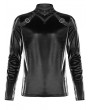 Punk Rave Black Gothic Punk Long Sleeve T-Shirt for Men