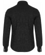 Punk Rave Black Gothic Punk Jacquard Long Sleeve Shirt for Men