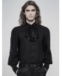 Punk Rave Black Vintage Gothic Gorgeous Court Long Sleeve Shirt for Men