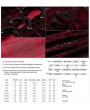 Punk Rave Dark Red Retro Velvet Gothic Long Sleeve Shirt for Men