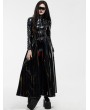 Punk Rave Cyber Rococo Laser Gothic Long Coat for Women