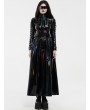 Punk Rave Cyber Rococo Laser Gothic Long Coat for Women