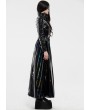 Punk Rave Cyber Rococo Laser Gothic Long Coat for Women