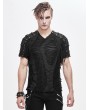 Devil Fashion Black Gothic Punk Rock Short Sleeve T-Shirt for Men