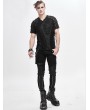 Devil Fashion Black Gothic Punk Rock Short Sleeve T-Shirt for Men