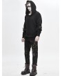 Devil Fashion Do Old Gothic Steampunk Long Sleeve Hooded Loose Sweater for Men