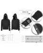 Devil Fashion Black Gothic Punk Long Sleeve Hooded Sweater for Men