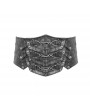 Devil Fashion Black Gothic Punk Heavy Metal Buckle PU Leather Waistband for Men