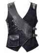 Devil Fashion Vintage Gothic Vest for Men