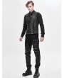 Devil Fashion Gothic Punk Military Uniform Vest for Men 