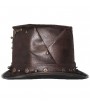 Devil Fashion Brown Retro Steampunk Rivet Hat