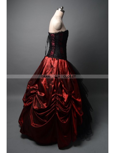 16+ Corset Dress Red And Black