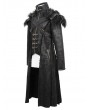 Devil Fashion Black Gothic Punk Winter Warm Long Coat for Men