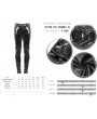 Devil Fashion Black Gothic Punk Latex Long Pants for Men